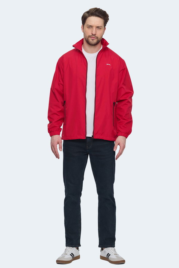Slazenger RAREN Erkek Yağmurluk Kırmızı
