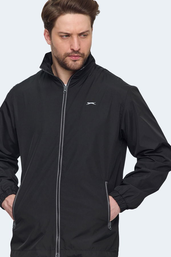 Slazenger RAREN Erkek Yağmurluk Siyah