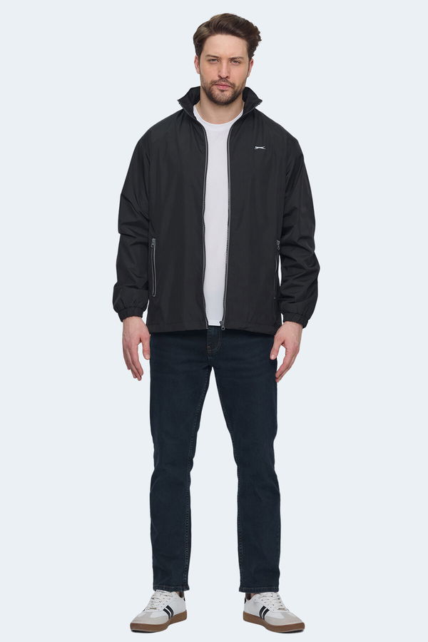 Slazenger RAREN Erkek Yağmurluk Siyah