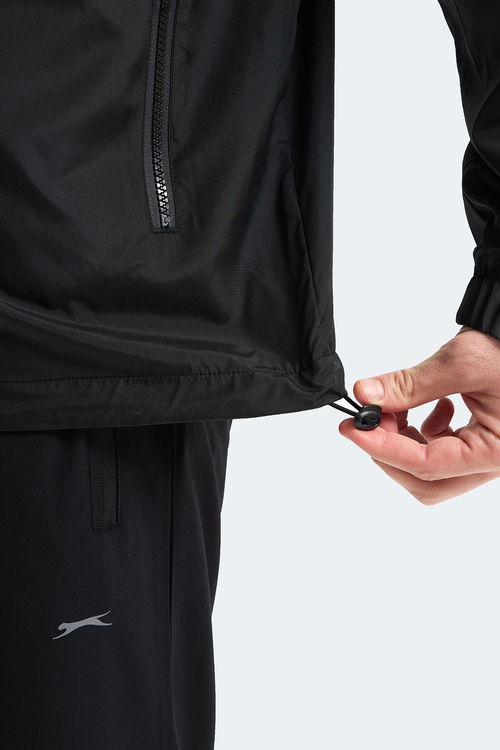 Slazenger RAREN Erkek Siyah Yağmurluk