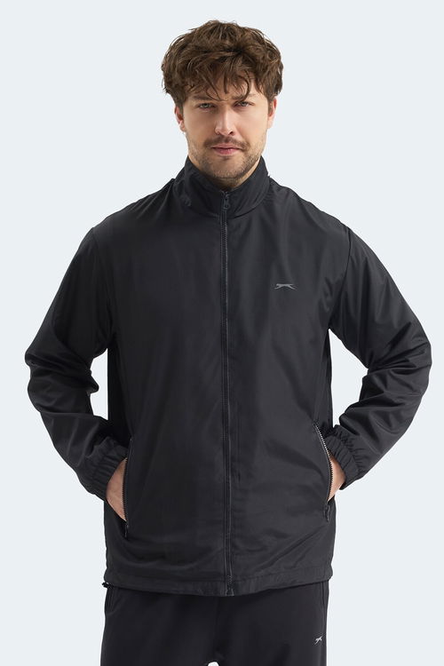 Slazenger RAREN Erkek Siyah Yağmurluk