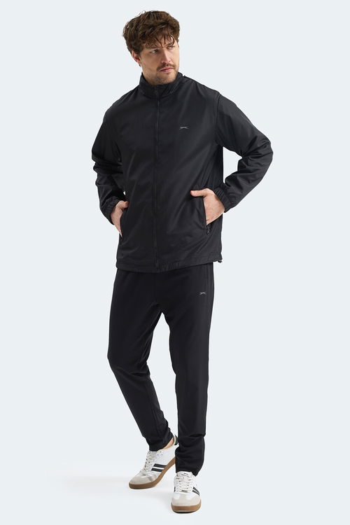 Slazenger RAREN Erkek Siyah Yağmurluk