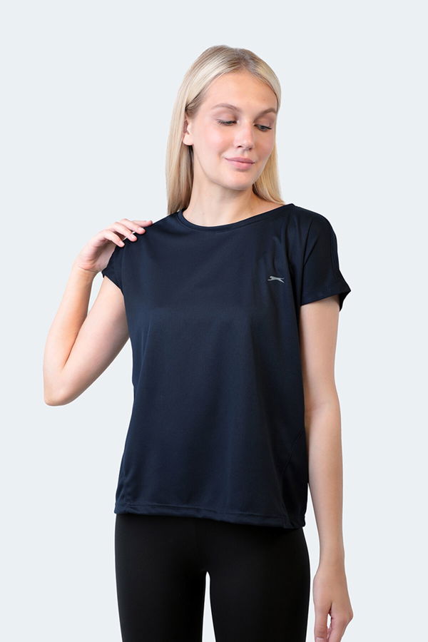 Slazenger RASHAD I Kadın Kısa Kol T-Shirt Lacivert