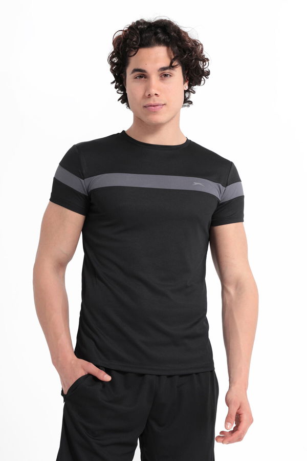 Slazenger RAST Erkek Kısa Kol T-Shirt Siyah