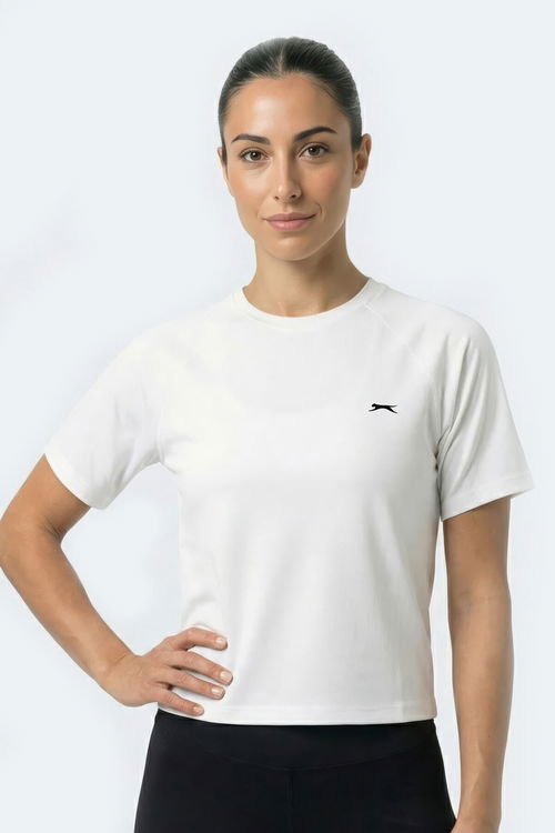 Slazenger RAVE Kadın Beyaz Tişört