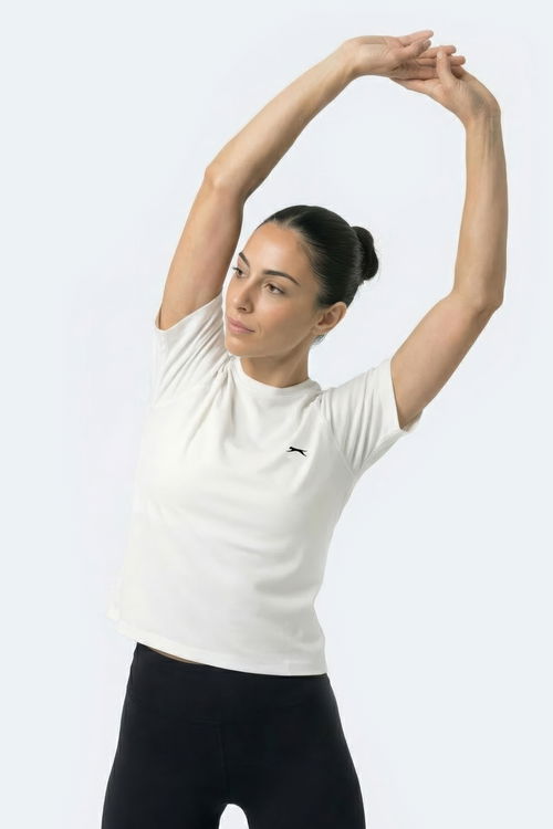 Slazenger RAVE Kadın Beyaz Tişört