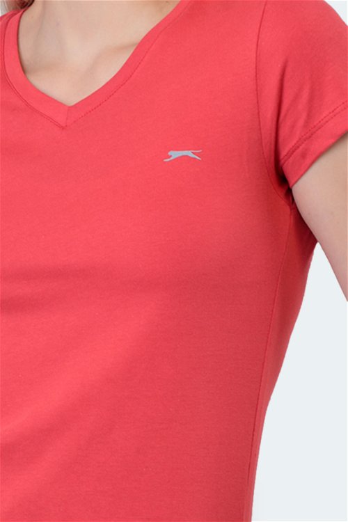 Slazenger REBELL I Kadın Kısa Kol T-Shirt Kırmızı
