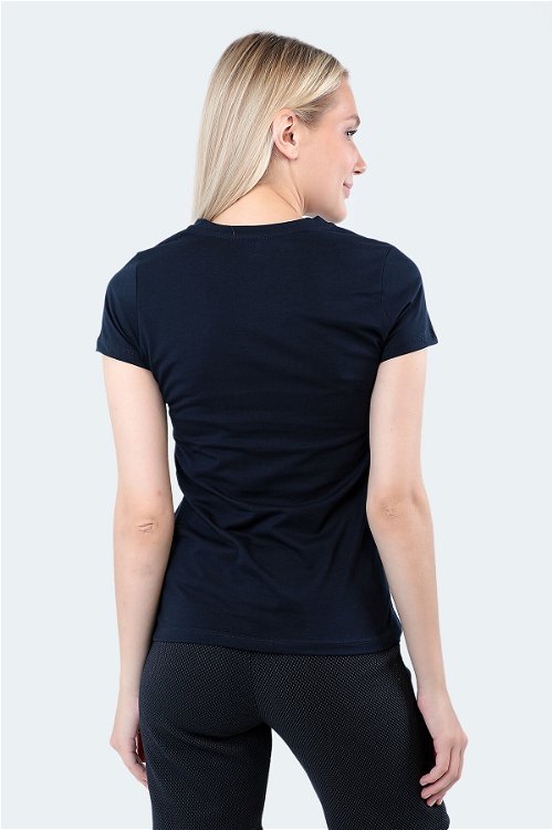 Slazenger REBELL I Kadın Kısa Kol T-Shirt Lacivert