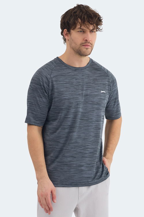 Slazenger REDVALE Erkek Koyu Gri Tişört