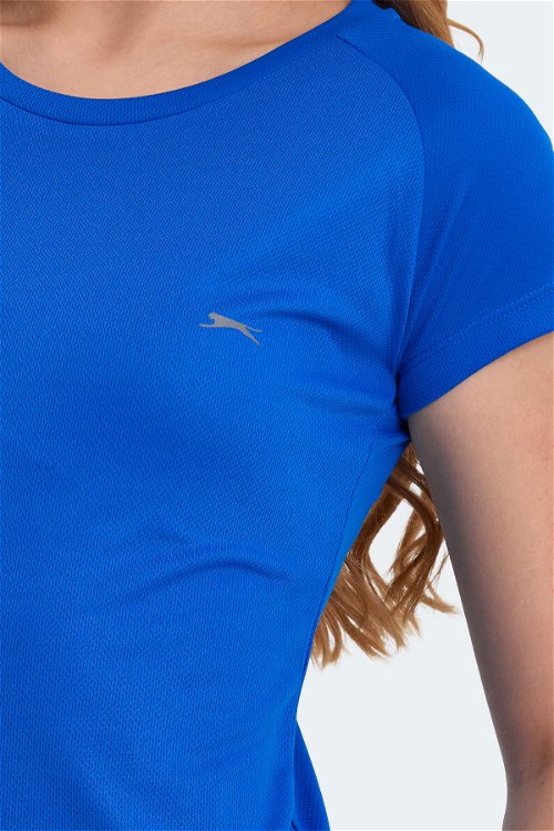 RELAX Kadın Kısa Kol T-Shirt Saks Mavi
