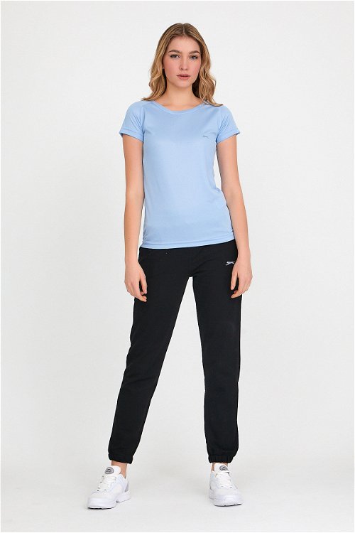 RELAX Kadın Kısa Kollu T-Shirt Açık Mavi