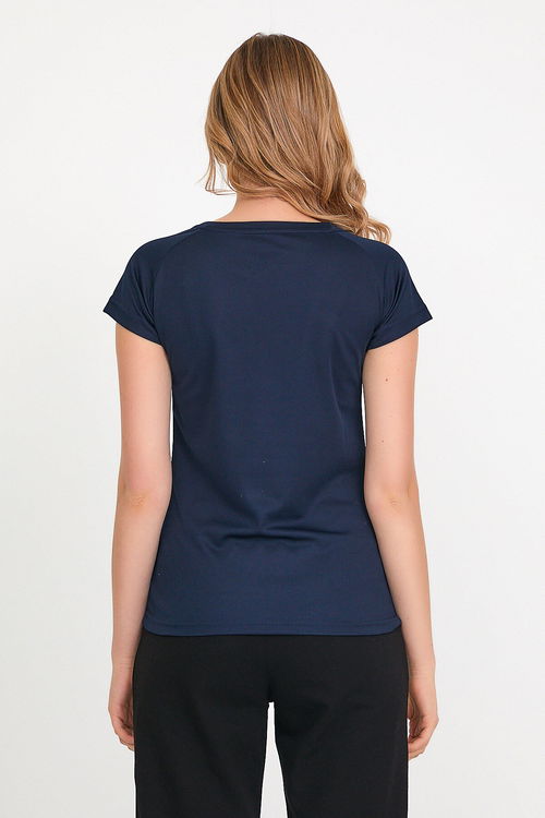 Slazenger RELAX IN Kadın Lacivert Tişört
