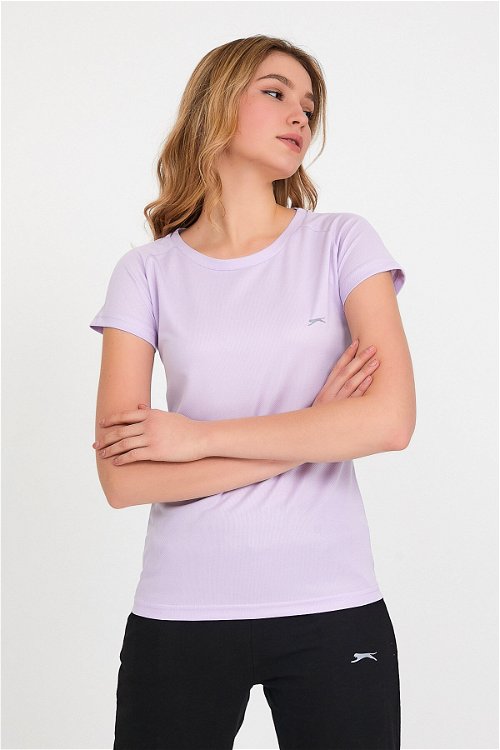 RELAX Kadın Kısa Kol T-Shirt Mor