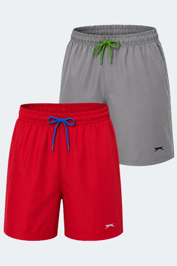 Slazenger RENO 2 Lİ SET Erkek Cepli Deniz Şortu Şort