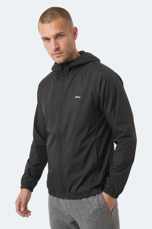 Slazenger REPHAR Erkek Siyah Yağmurluk