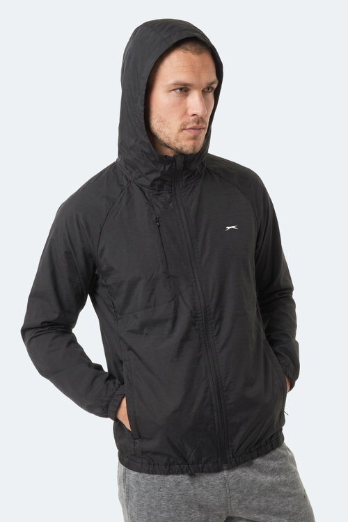 Slazenger REPHAR Erkek Siyah Yağmurluk