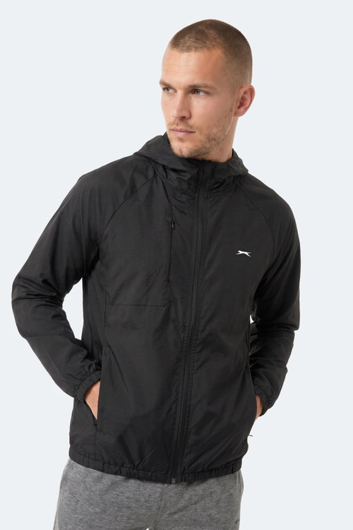 Slazenger REPHAR Erkek Siyah Yağmurluk