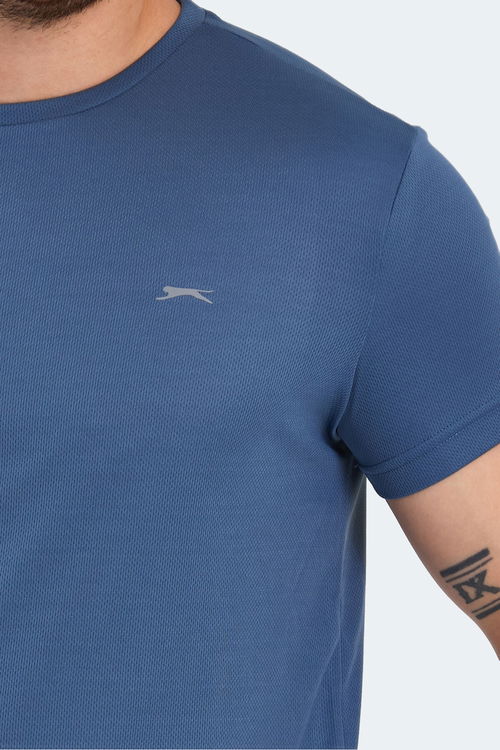 Slazenger REPUBLIC Erkek Indigo Tişört