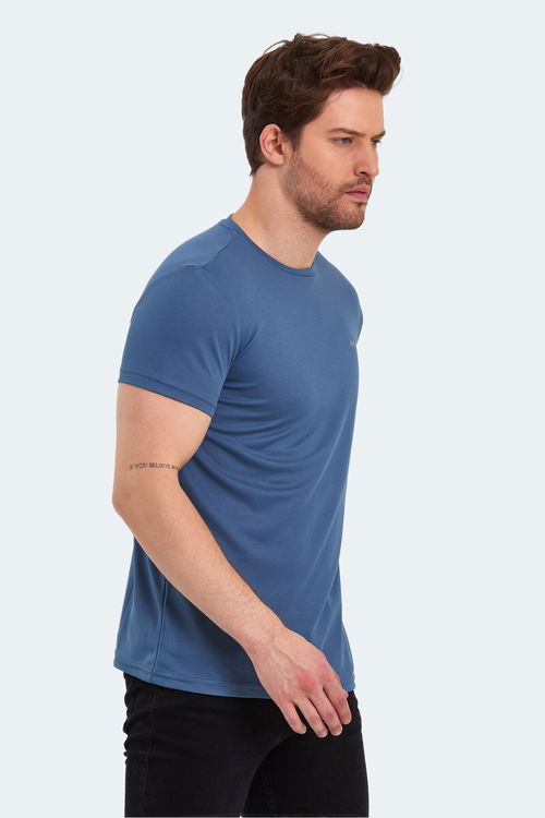 Slazenger REPUBLIC Erkek Indigo Tişört