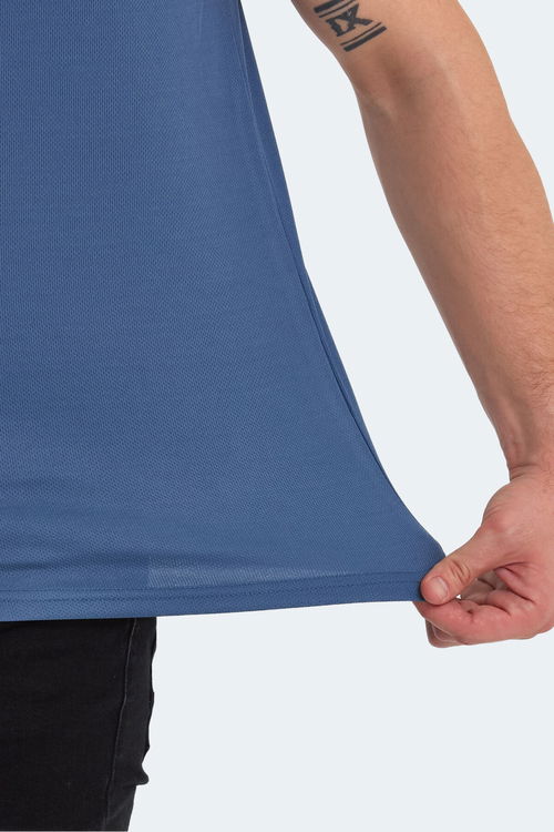 Slazenger REPUBLIC Erkek Indigo Tişört