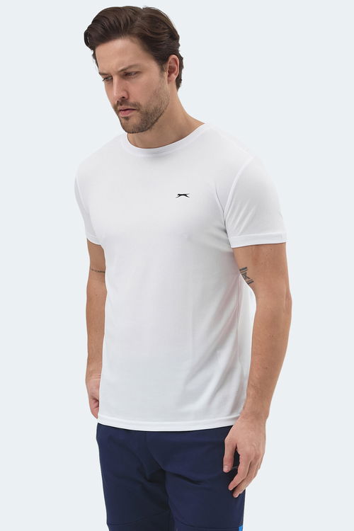 Slazenger REPUBLIC Erkek Beyaz Tişört