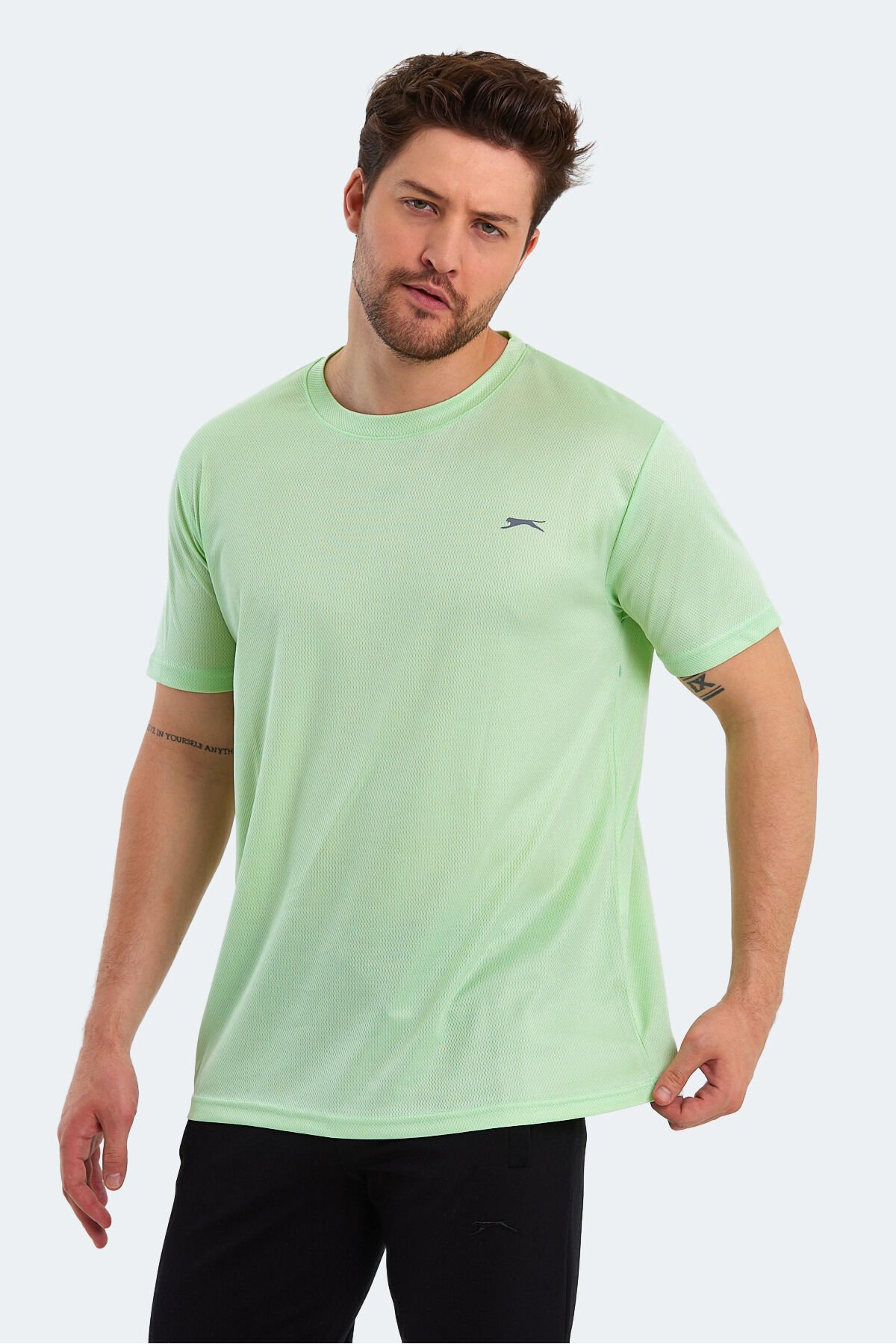 REPUBLIC Erkek Kısa Kol T-Shirt Neon Yeşil - Thumbnail