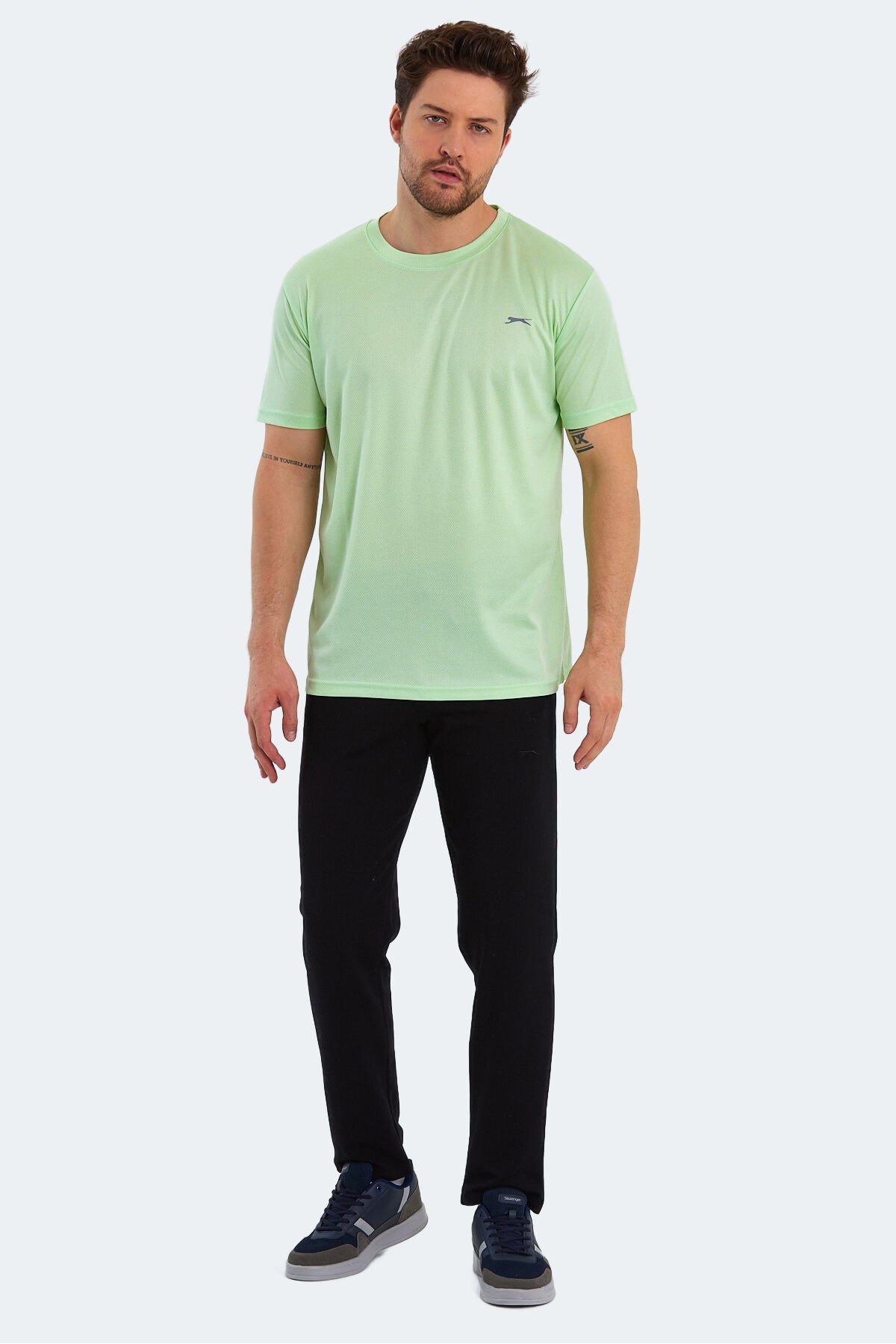 REPUBLIC Erkek Kısa Kol T-Shirt Neon Yeşil - Thumbnail