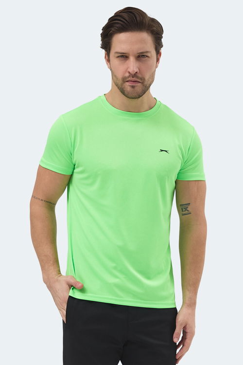 Slazenger REPUBLIC Erkek Neon Yeşil Tişört