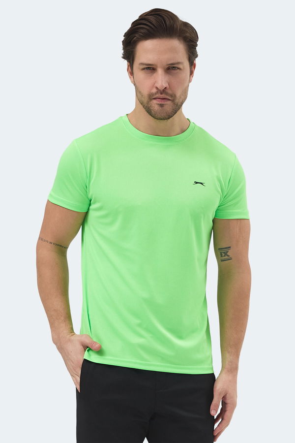 Slazenger REPUBLIC Erkek Neon Yeşil Tişört