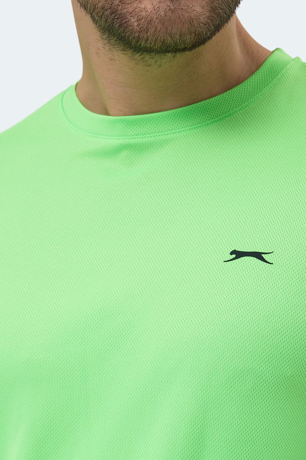 Slazenger REPUBLIC Erkek Neon Yeşil Tişört
