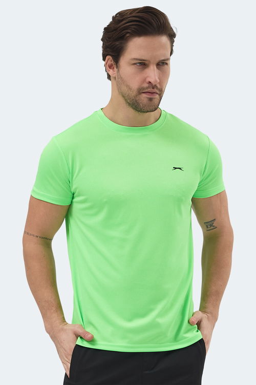 Slazenger REPUBLIC Erkek Neon Yeşil Tişört