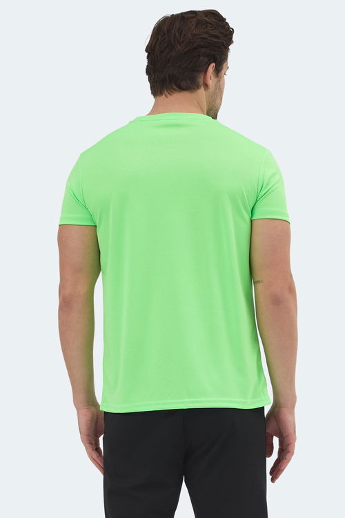 Slazenger REPUBLIC Erkek Neon Yeşil Tişört