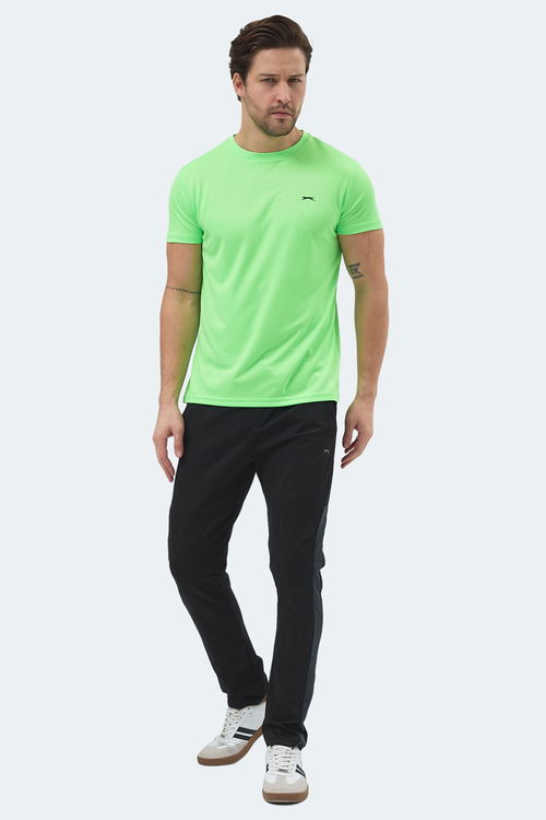 Slazenger REPUBLIC Erkek Neon Yeşil Tişört