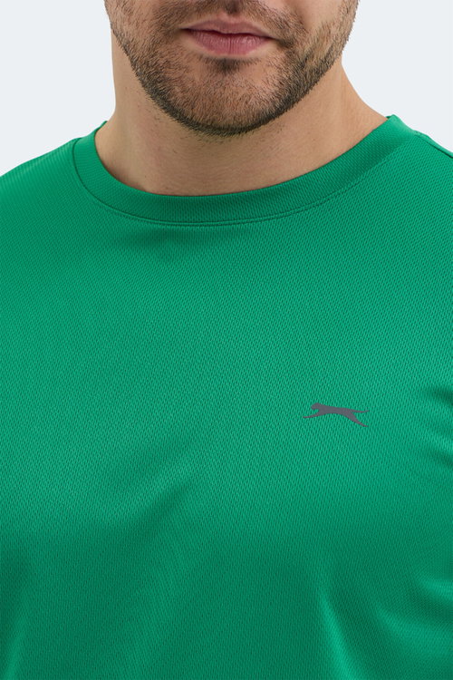 Slazenger REPUBLIC Erkek BEYAZ- SİYAH -AÇIK GRİ- LACİVERT- YEŞİL Tişört