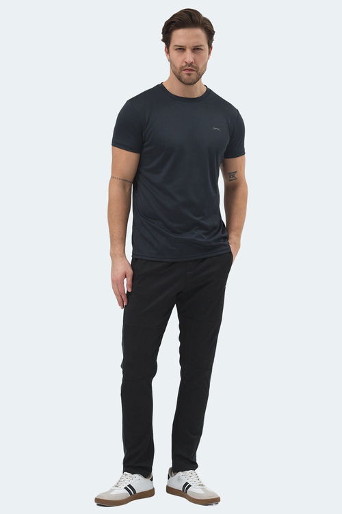 Slazenger REPUBLIC Erkek Koyu Gri Tişört