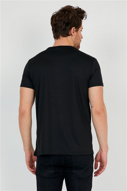 REPUBLIC Erkek Kısa Kol T-Shirt Siyah