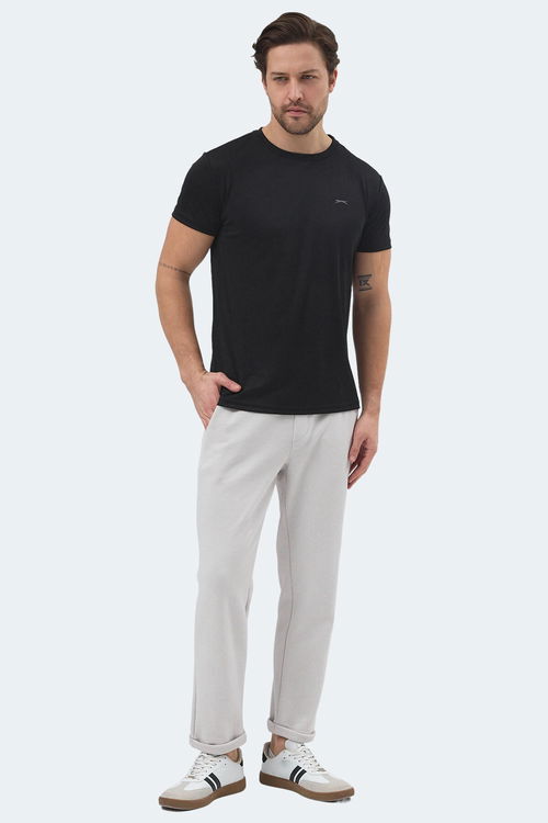 Slazenger REPUBLIC Erkek Siyah Tişört