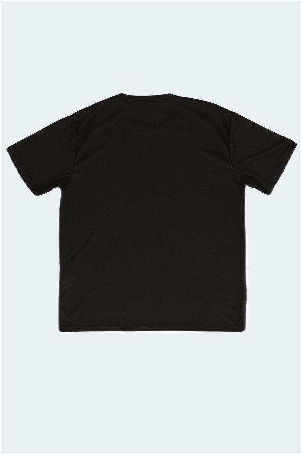 Slazenger REPUBLIC Büyük Beden Erkek Kısa Kol T-Shirt Siyah