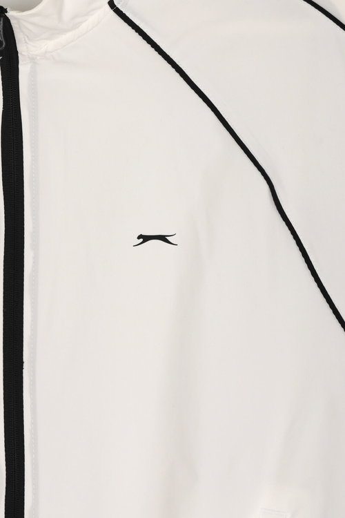 Slazenger REVEL Kadın Dik Yaka Fermuarlı Kemik Eşofman Takımı