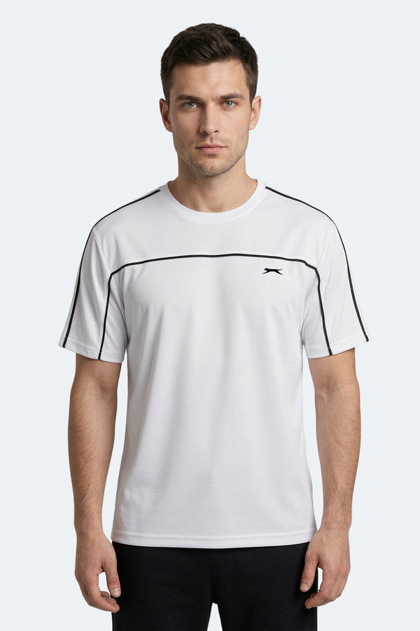 Slazenger REVIVE Erkek Beyaz Tişört
