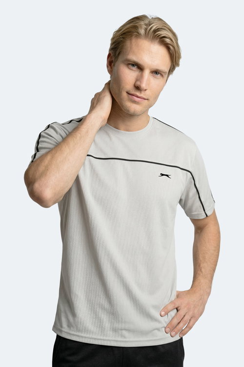 Slazenger REVIVE Erkek Gri Tişört