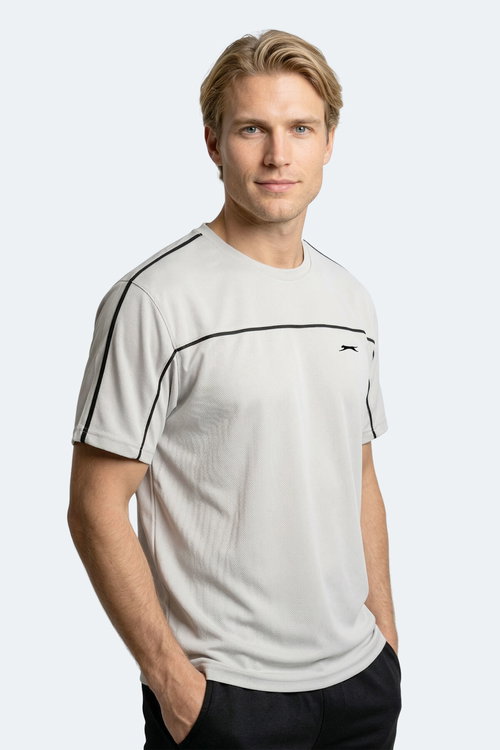 Slazenger REVIVE Erkek Gri Tişört