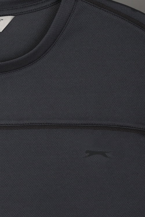 Slazenger REVIVE Erkek Koyu Gri Tişört