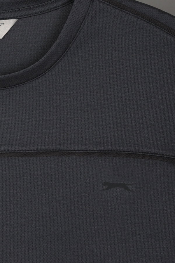 Slazenger REVIVE Erkek Koyu Gri Tişört