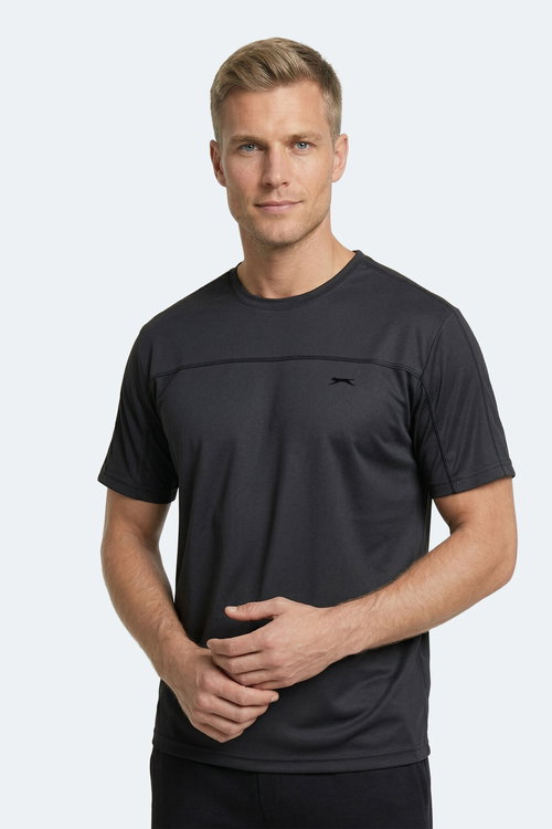 Slazenger REVIVE Erkek Koyu Gri Tişört