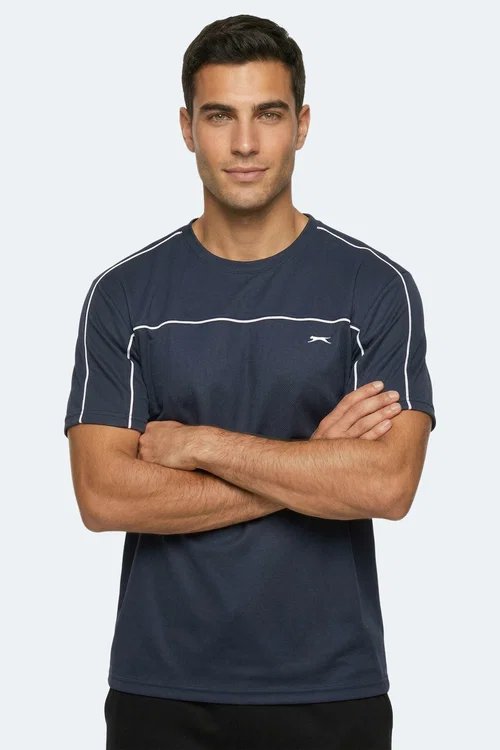 Slazenger REVIVE Erkek Lacivert Tişört
