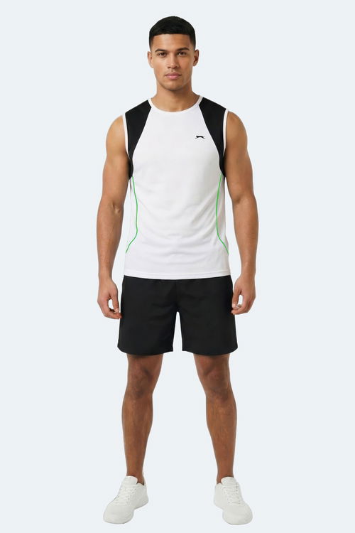 Slazenger REVOLVE Erkek Kolsuz Beyaz Atlet