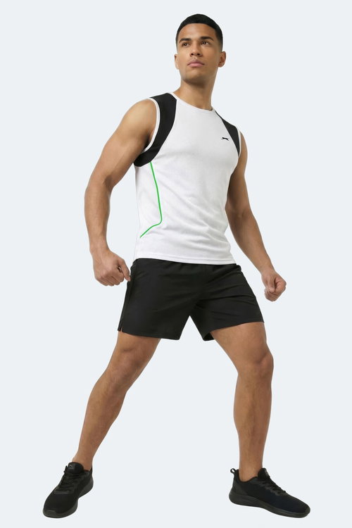 Slazenger REVOLVE Erkek Kolsuz Beyaz Atlet