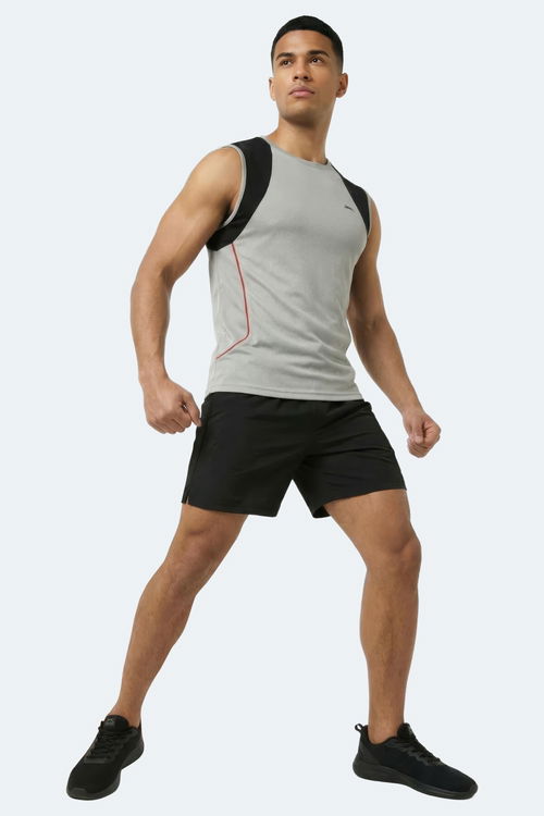 Slazenger REVOLVE Erkek Kolsuz Gri Atlet