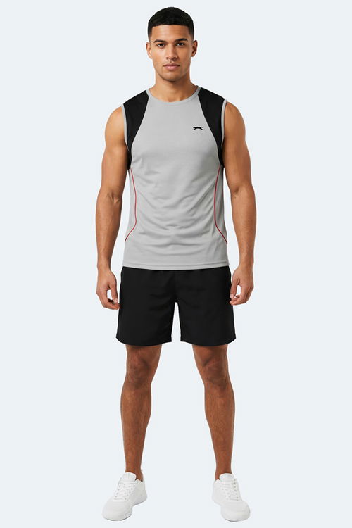 Slazenger REVOLVE Erkek Kolsuz Gri Atlet